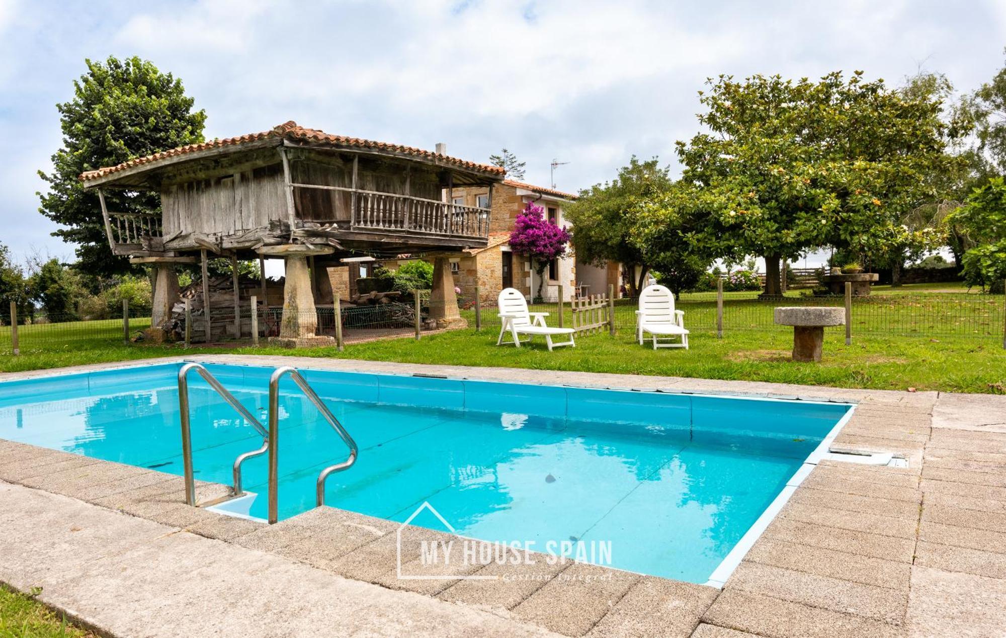 Myhousespain - Argueero, Chalet Con Piscina Eksteriør billede