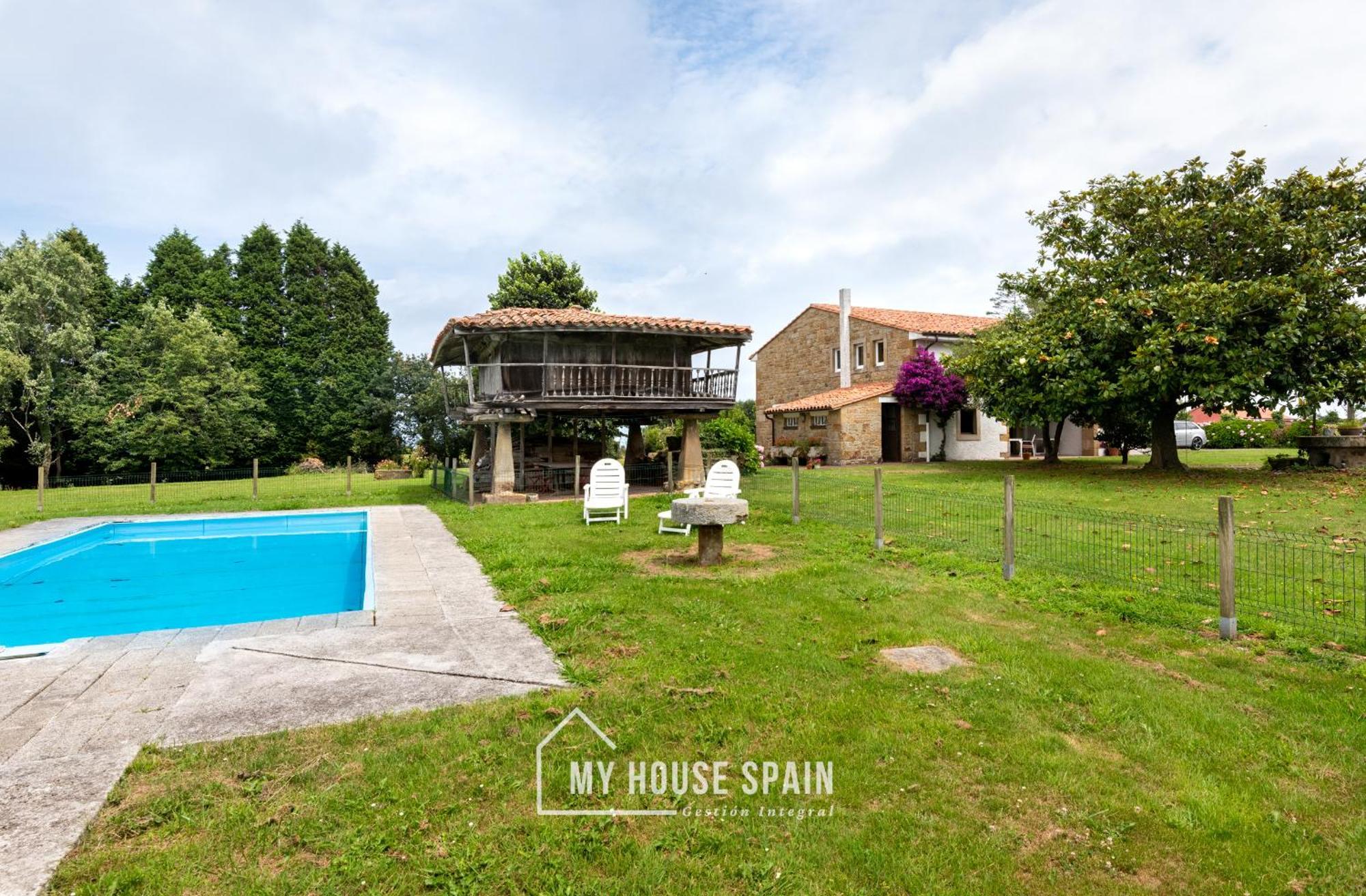 Myhousespain - Argueero, Chalet Con Piscina Eksteriør billede